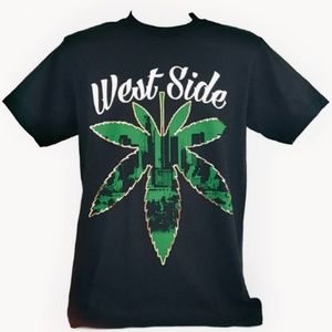 West Side Pot Leaf Mary Jane Cali T-Shirt Tee